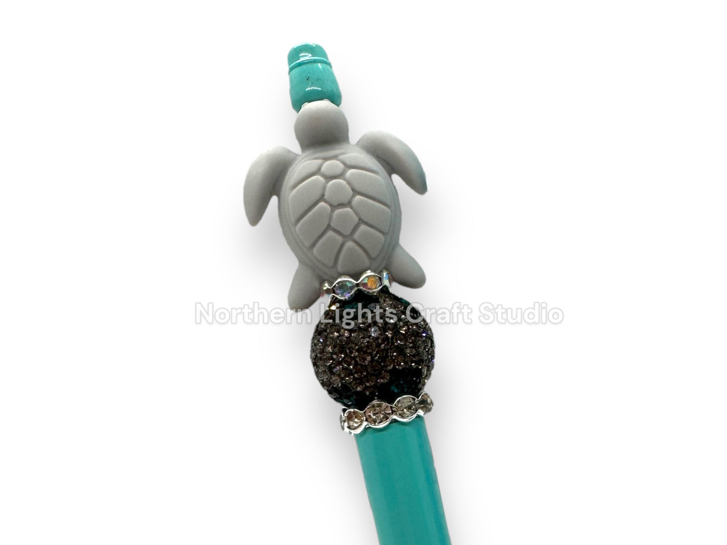 Beaded Mosaic Turtle Pen, Turtle Pen, Colorful Turtle, Mosaic Turtle Pen, Rhinestone Turtle Pen, Bling Turtle Pen, Turtle Collectable