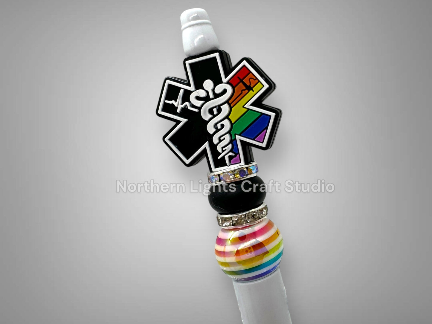 Beaded Occupation Pen, Dental Squad Pen, EMT Bead Pen, Medical Staff Pen Gift, Mail Carrier Pen