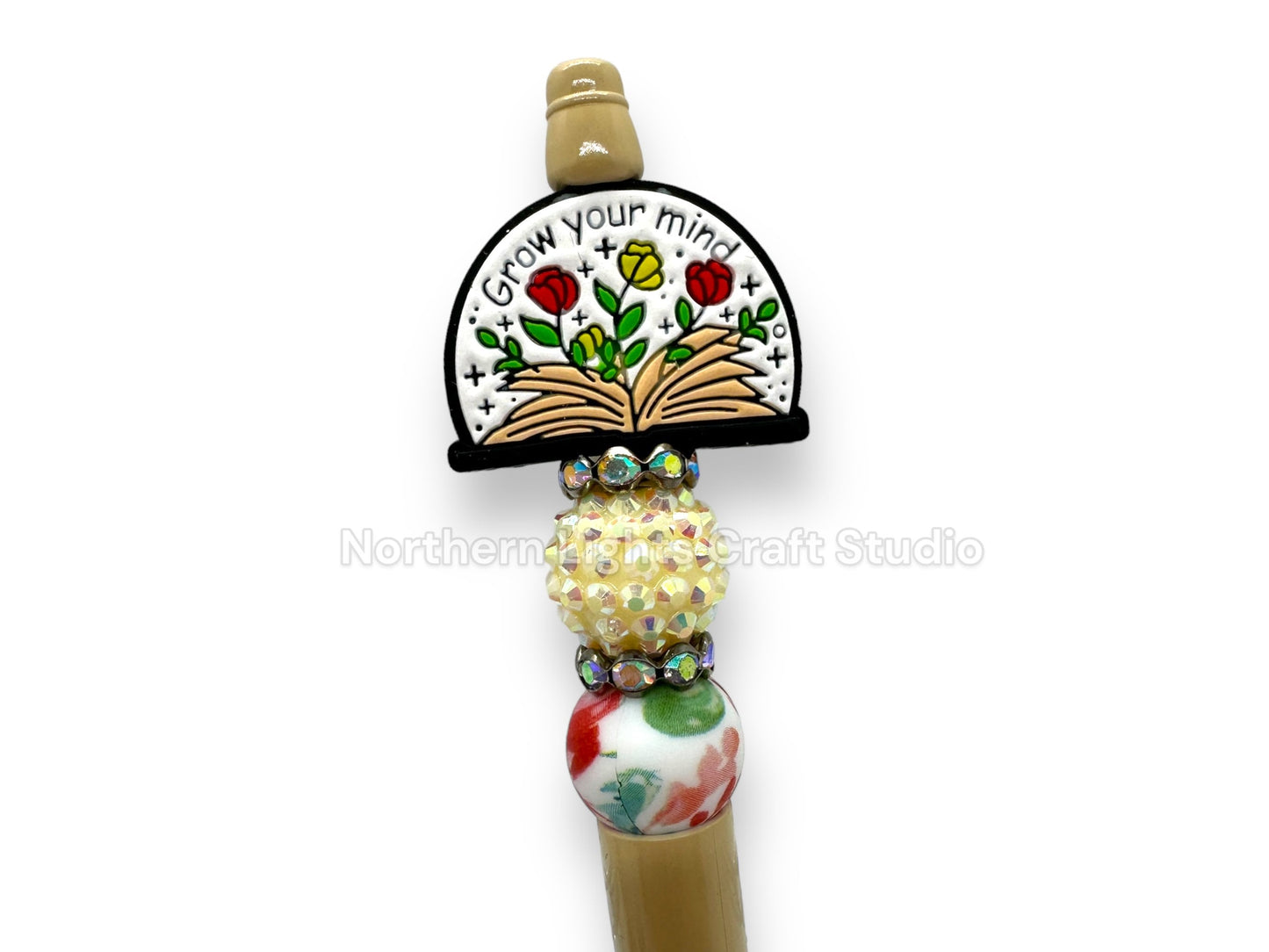 Beaded Pens for Avid Readers, Book Lover Pens, Gift for People that Love to Read, Book Pen, Journaling Pen, Pen to Go With Journal