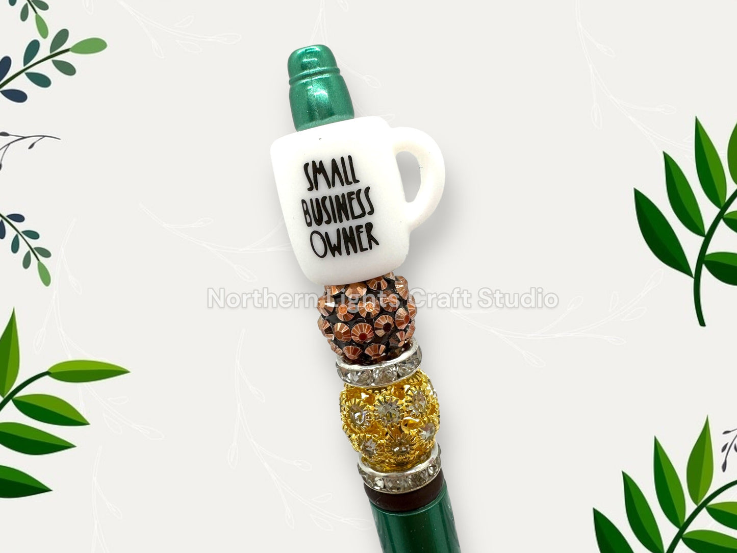 Coffee Pen with Sayings, Beaded Coffee Pen, Custom Coffee Pen, Gift for Coffee Lovers, Coffee Gift Basket Ideas, Get it Done, Teacher Life