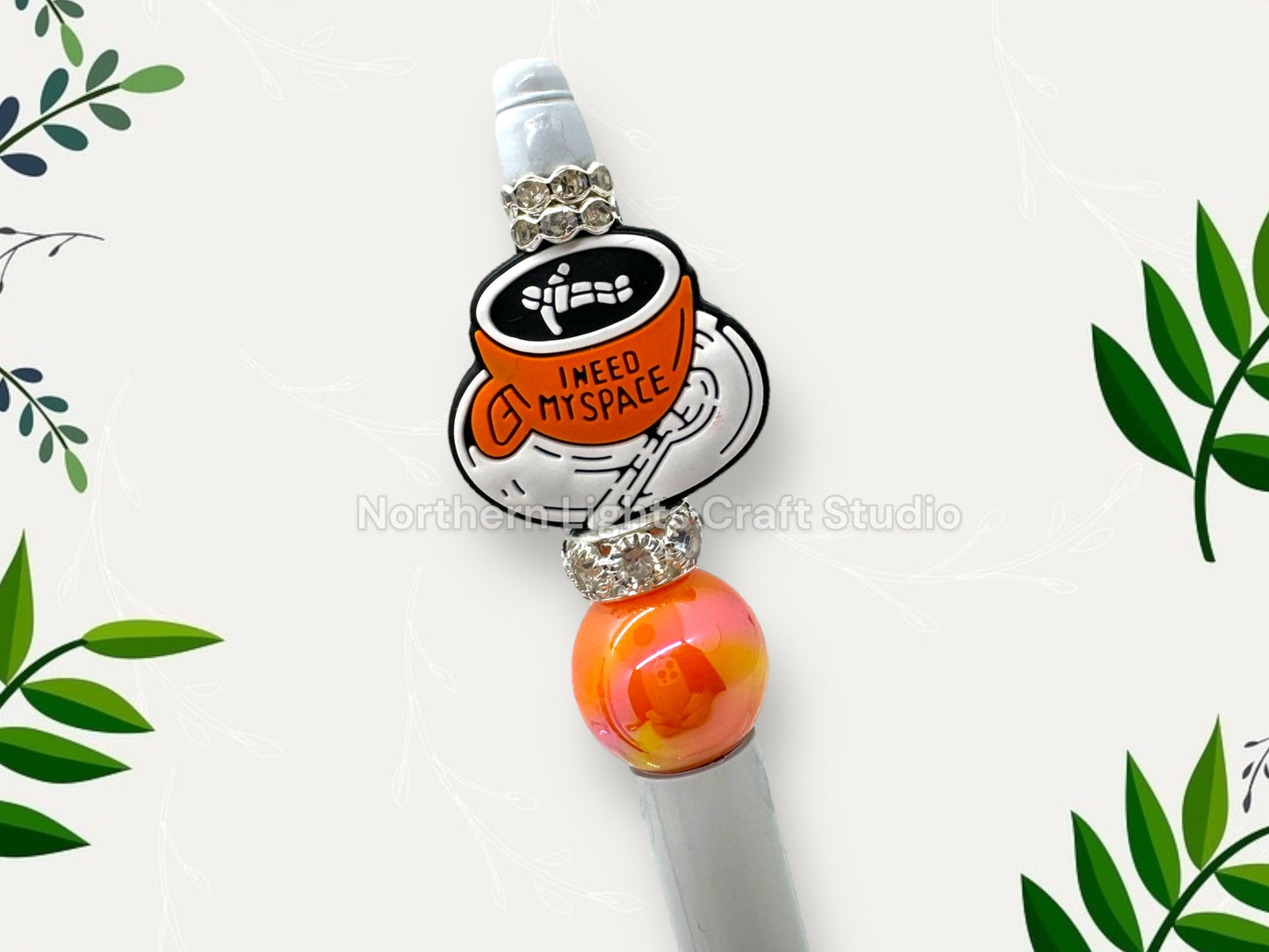 Custom Beaded Coffee Pen, Gourme Coffee Pen Gift, Good Vibes Hot Coffee, Coffee Owns Me Pen, No Talkie Before Coffee Pen, Caffeine Kindness