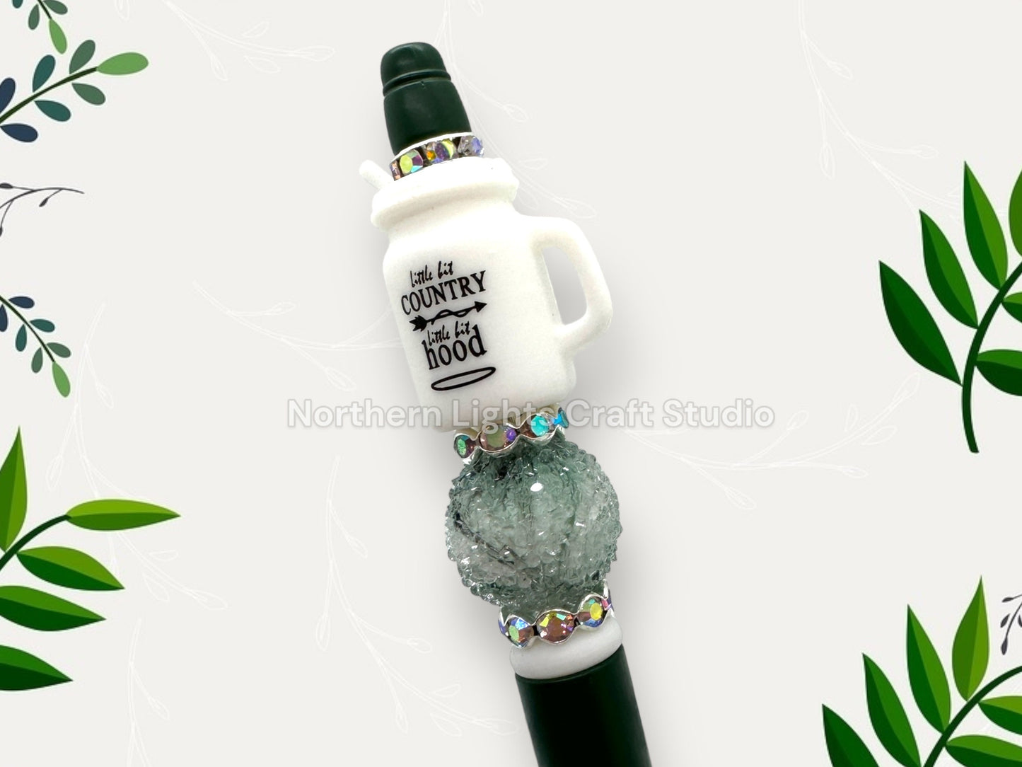 Beaded Coffee Pen, Coffee Cup Pen, Books and Coffee Pen, Little Bit County Little Bit Hood Pen, Bless Your Heart Mug Beaded Pen
