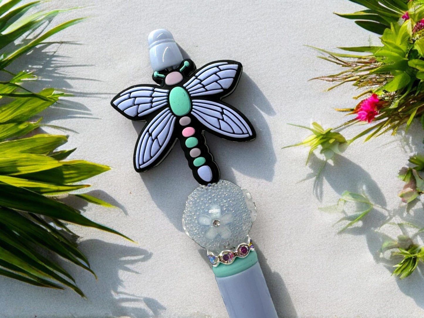 Beaded Dragonfly Pen, Rhinestone Dragonfly, Bling Dragonfly, Dragonfly Bling, Beaded Dragonfly, Every Little Thing is Gonna Be Alright