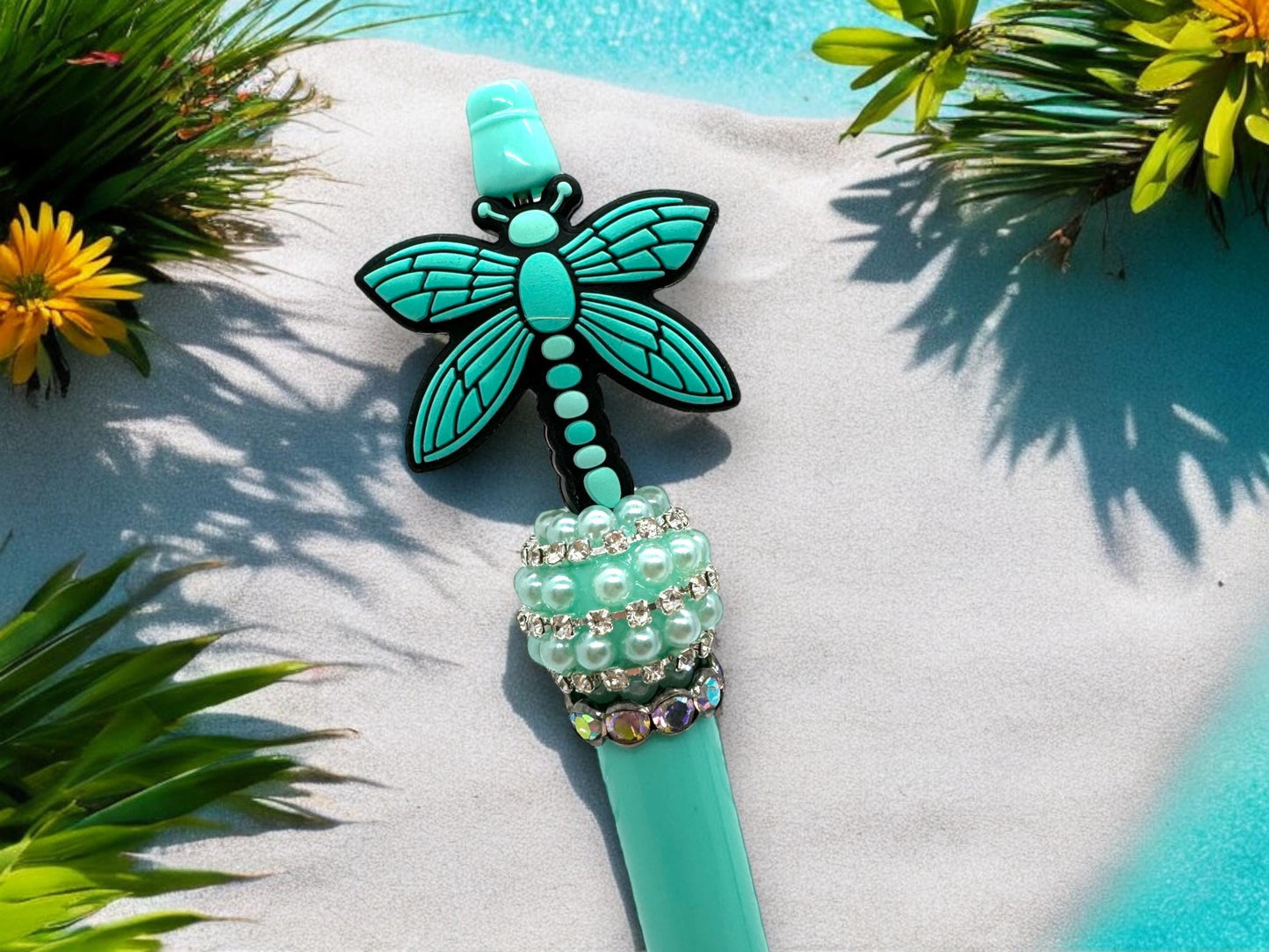 Beaded Dragonfly Pen, Rhinestone Dragonfly, Bling Dragonfly, Dragonfly Bling, Beaded Dragonfly, Every Little Thing is Gonna Be Alright