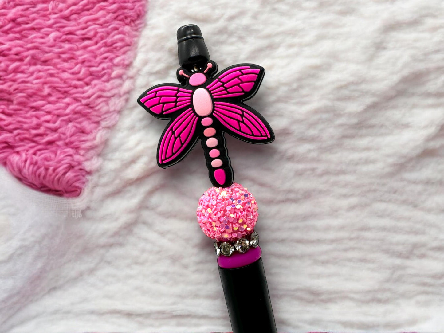 Beaded Dragonfly Pen, Rhinestone Dragonfly, Bling Dragonfly, Dragonfly Bling, Beaded Dragonfly, Every Little Thing is Gonna Be Alright
