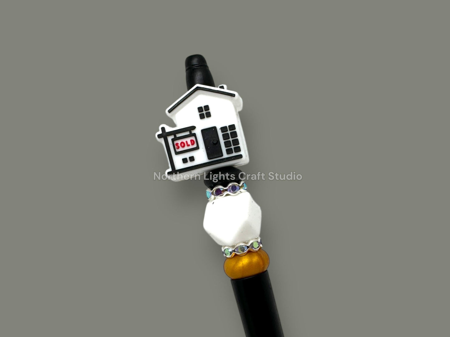 Custom Beaded Realtor Pen, Realtor Pen, Realtor Appreciation Gift, Real Estate Agent Gift, Gifts for Realtors, Gifts for Real Estate Agents